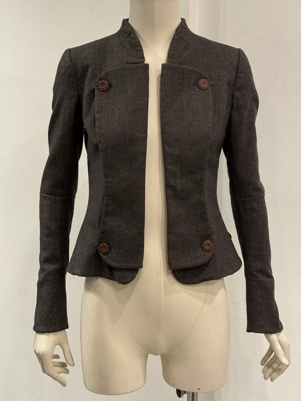 2007 Alexander McQueen structured wool blazer