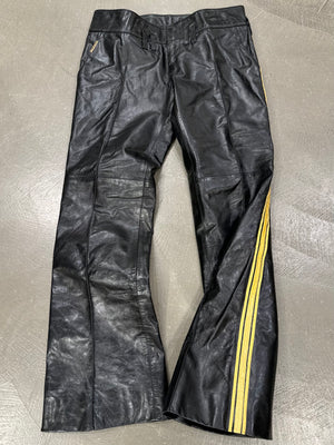 2000s Roberto Cavalli mainline biker leather pants