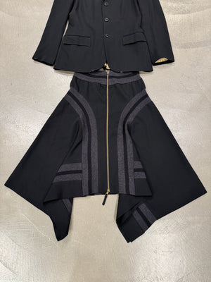 1990s Jean Paul Gaultier set jacket + skirt