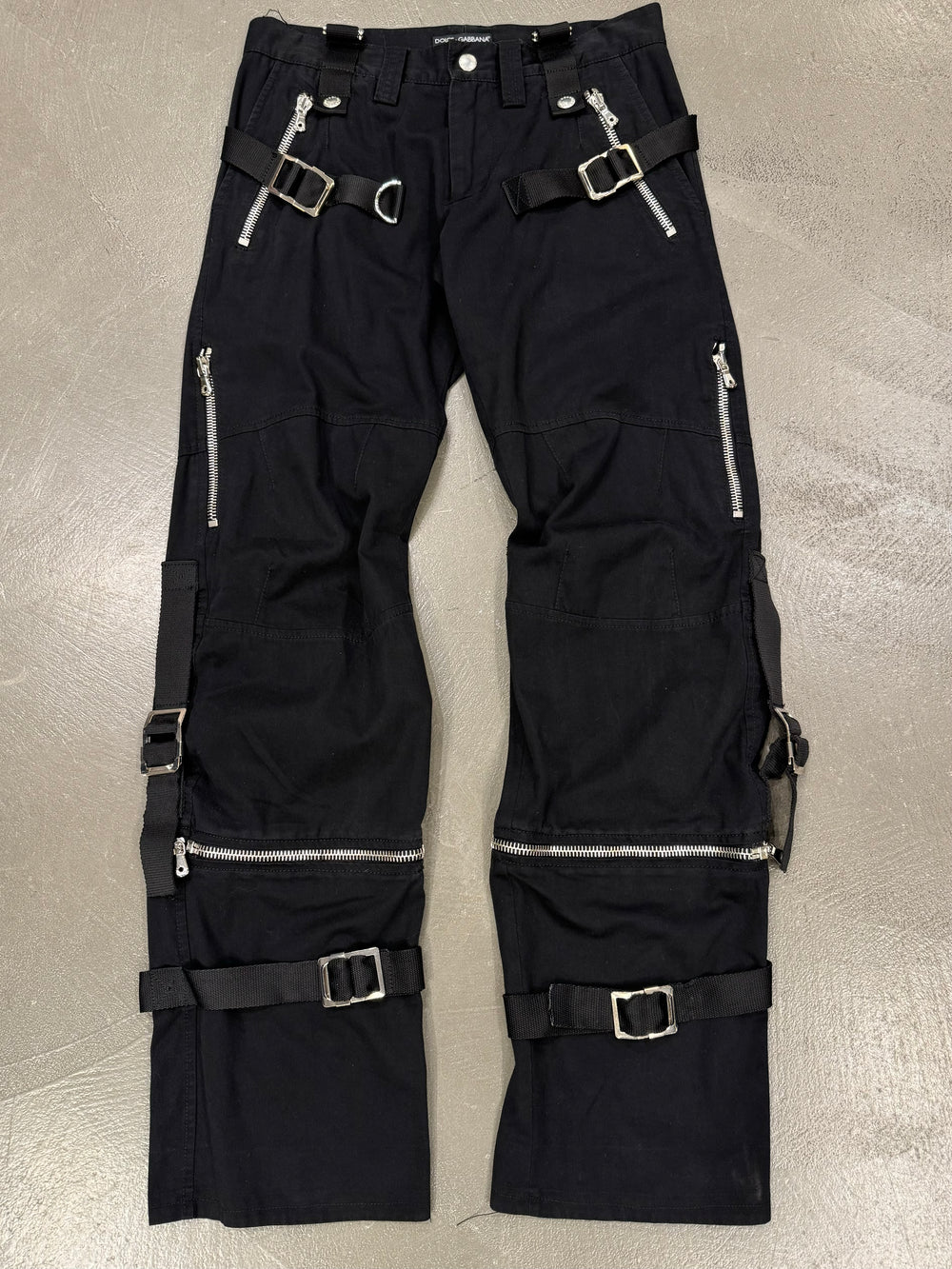 F/W 2003 Dolce & Gabbana runway bondage military pants