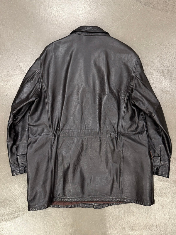 1990s ARMANI leather coat