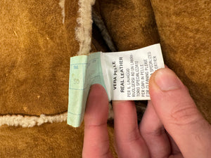 1990s Dolce & Gabbana patchwork shearling coat