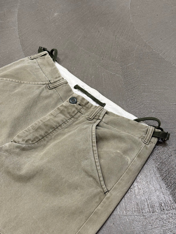 2000s Helmut Lang paneled military pants