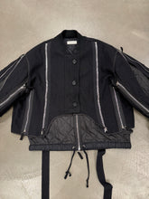 Load image into Gallery viewer, A/W2014 Dries Van Noten backzip double layer bomber jacket
