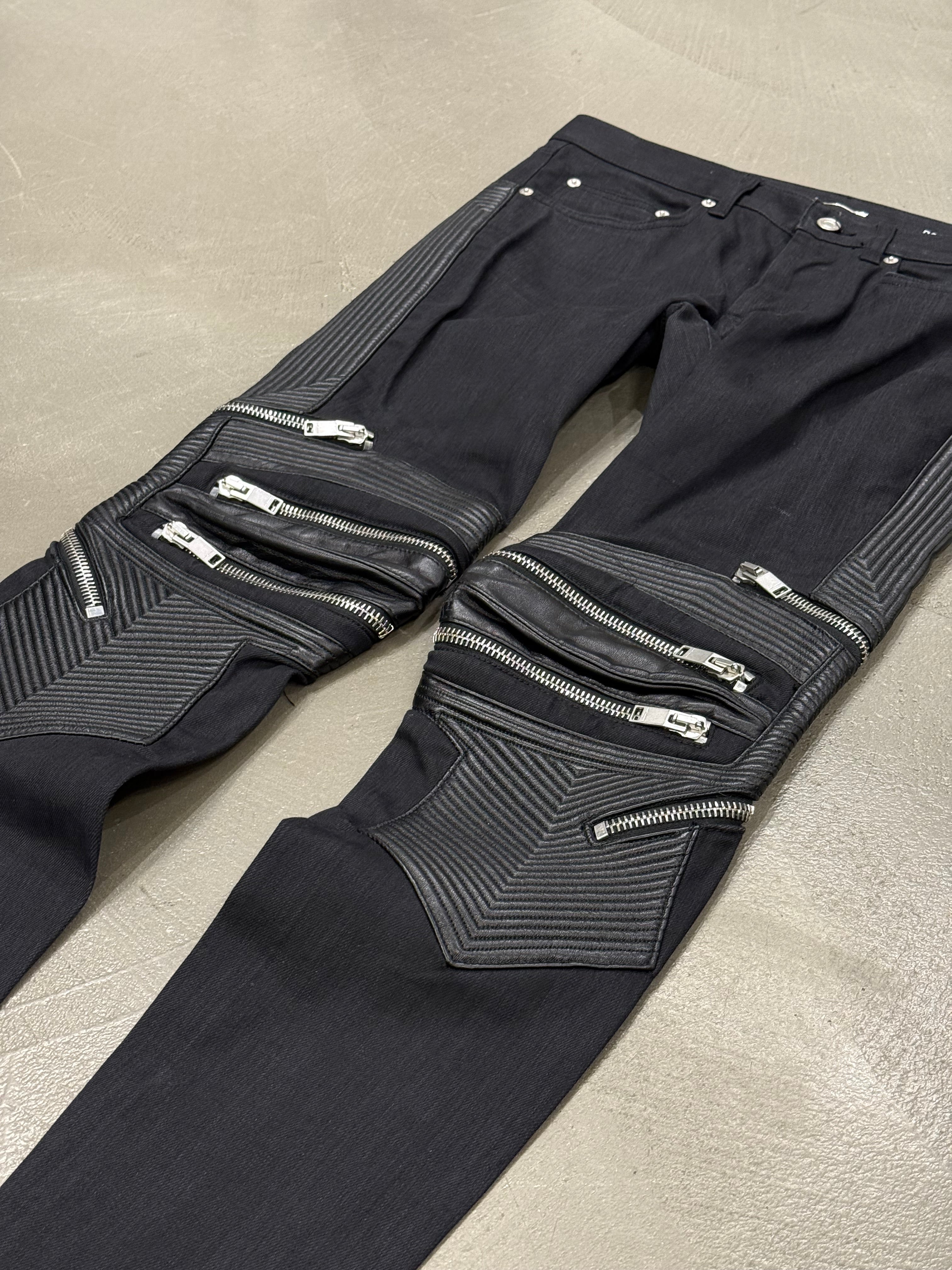 A/W2014 Saint Laurent by Hedi Slimane D04 biker denim