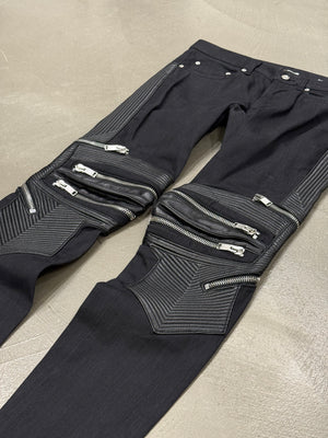 A/W2014 Saint Laurent by Hedi Slimane D04 biker denim
