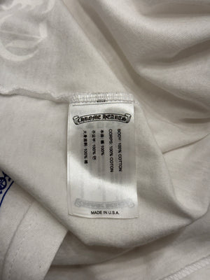 Chrome Hearts neck letters logo T-shirt