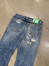 Load image into Gallery viewer, 2000s Dirk Bikkembergs holed eyelet studded jeans
