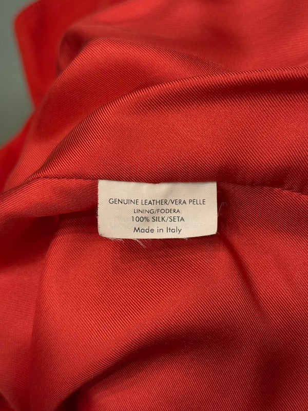 A/W2003 Yves Saint Laurent runway ruffled suede jacket