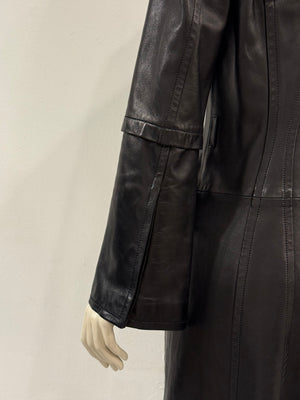 2004 Gucci by Tom Ford leather trench coat