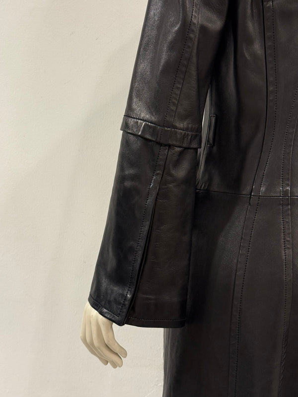 2004 Gucci by Tom Ford leather trench coat