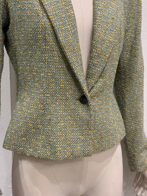 1998 Christian Dior by John Galliano tweed blazer jacket