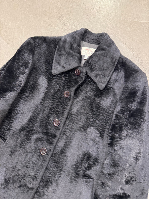 1990s ARMANI faux pony hair coat