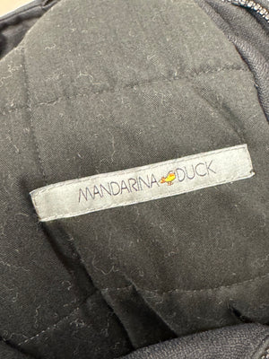 1990s Mandarina Duck egg cell hooded jacket