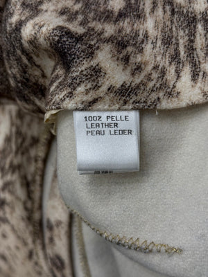 F/W1999 Roberto Cavalli fur-trimmed wool coat