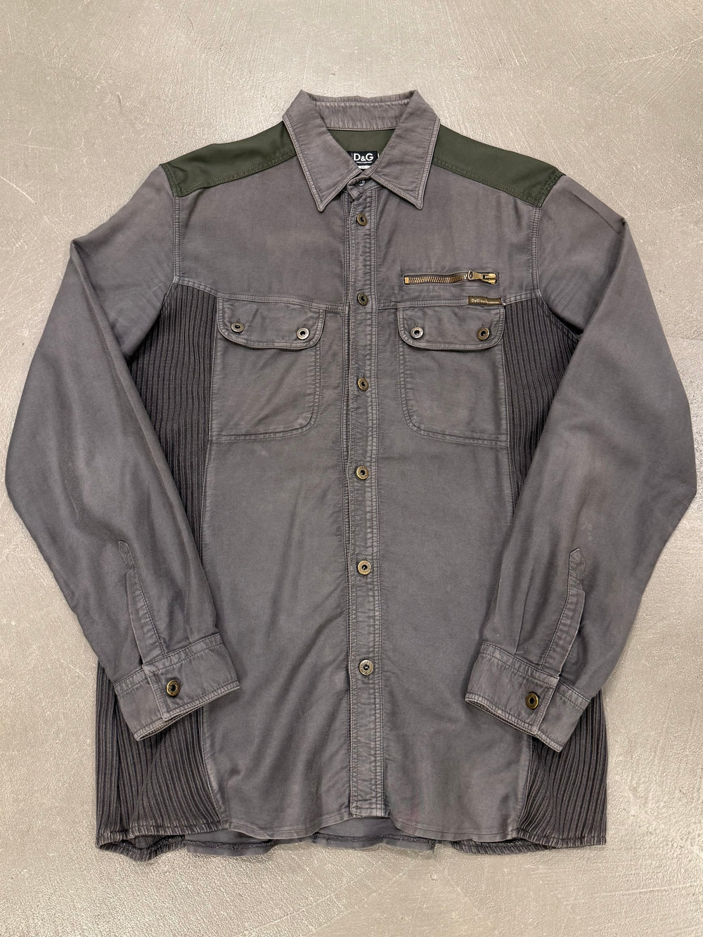 2000s Dolce & Gabbana multi pocket utility jacket