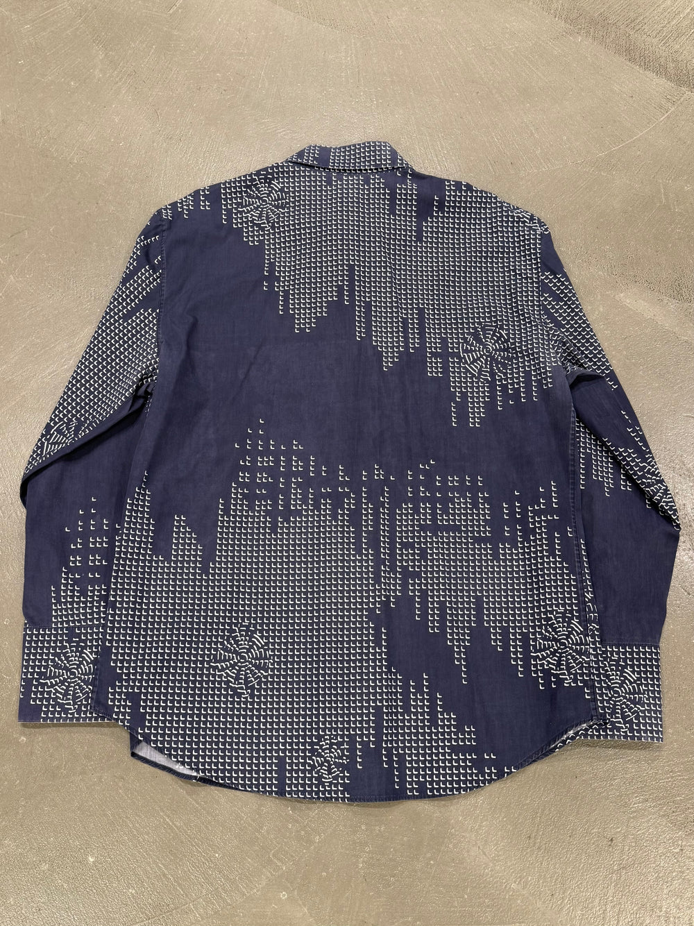 1990s Gianni Versace geometric shirt