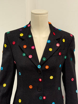 A/W1992 Dolce & Gabbana documented runway mirrors blazer