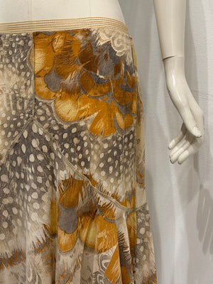 S/S2004 Roberto Cavalli feather print set