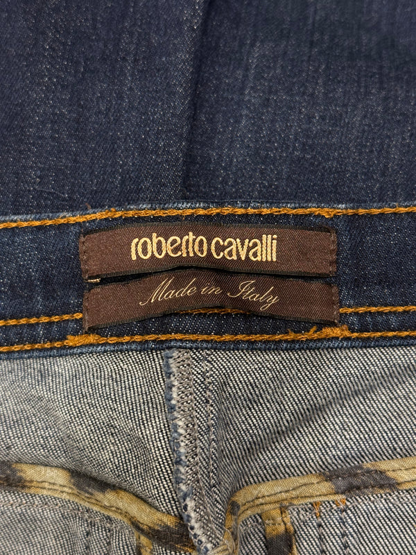 2008 Roberto Cavalli embellished flared jeans