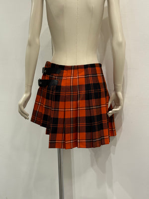 A/W2003 Dolce & Gabbana bondage tartan skirt