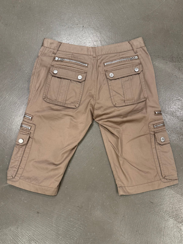 S/S2008 Dolce & Gabbana runway multi zipper cargo shorts
