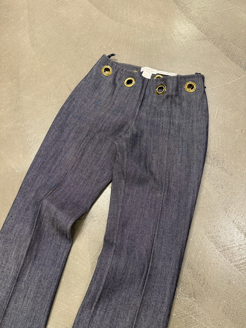 2000s Celine studded eyelet pants