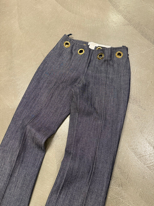 2000s Celine studded eyelet pants