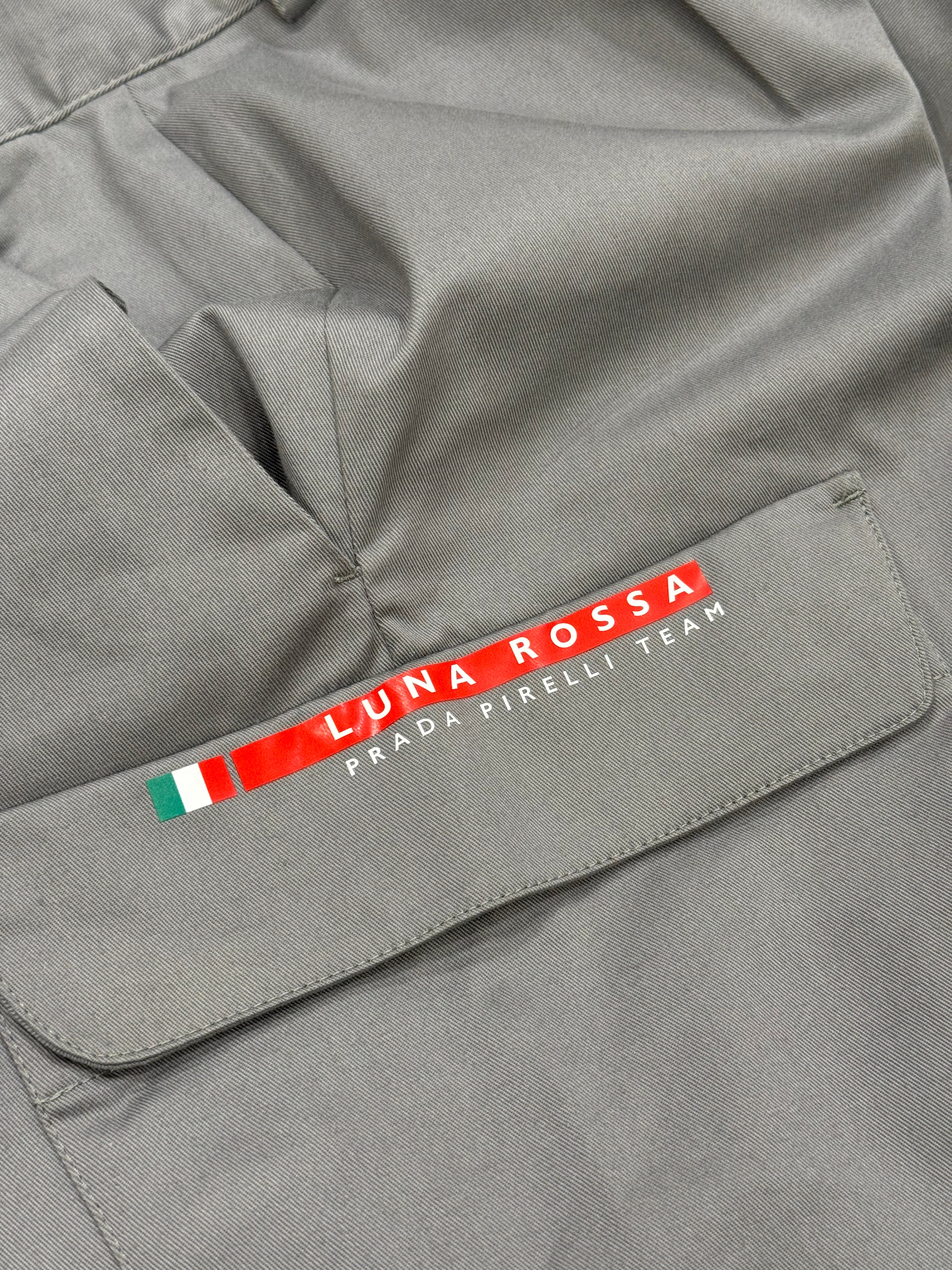 2023 Prada Luna Rossa technical pants with reinforced knees