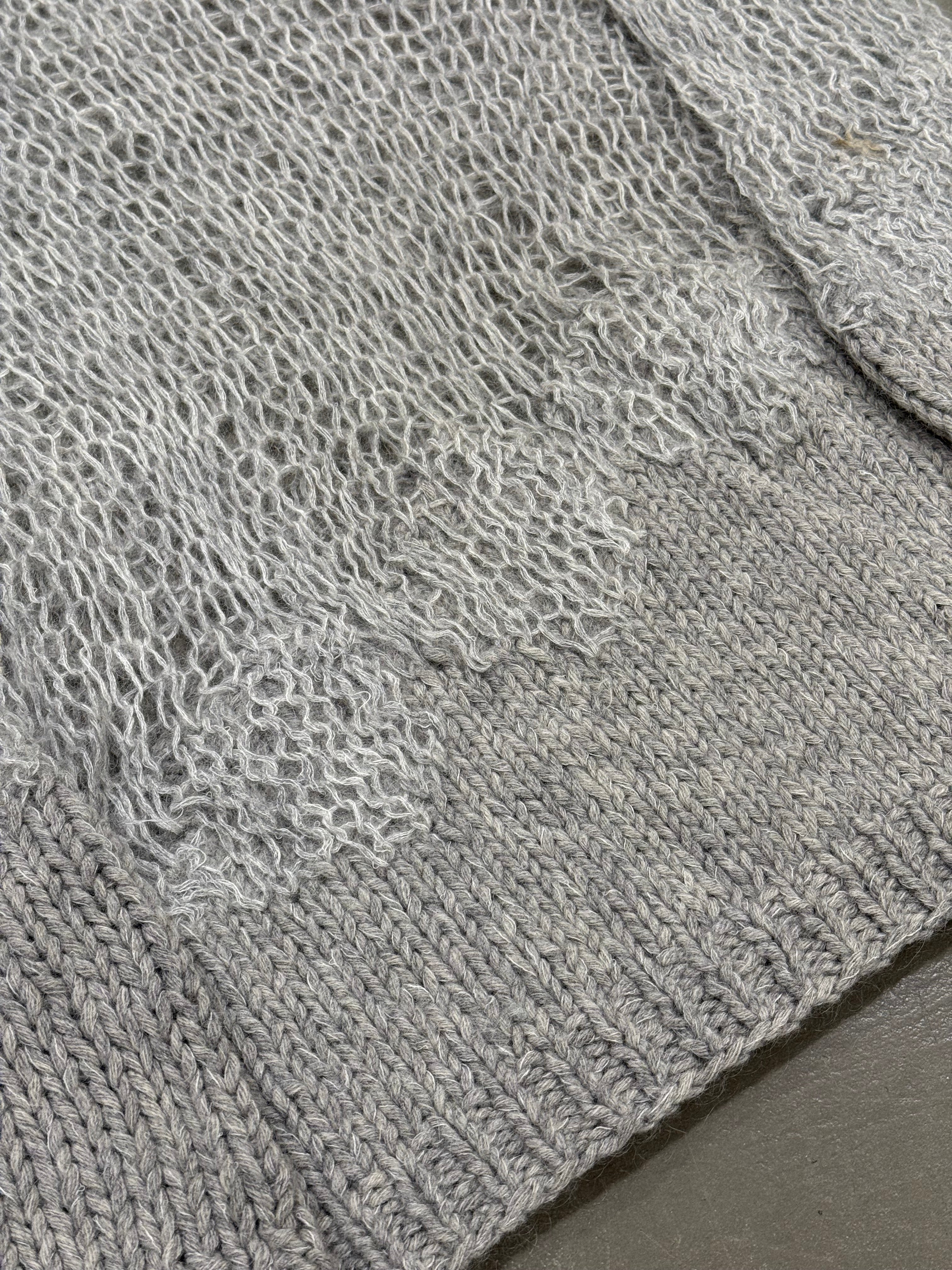 A/W2014 Maison Margiela loose knit punk mohair sweater