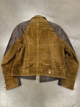 Load image into Gallery viewer, 1990s Dolce &amp; Gabbana mainline hybrid corduroy leather jacket
