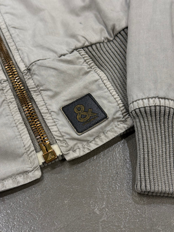 2000s Dolce & Gabbana cropped zipper military jacket