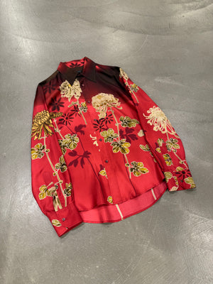 SS2001 Gucci by Tom Ford Chrysanthemum Silk Shirt
