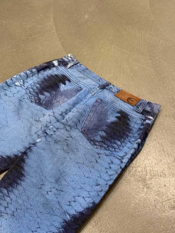 2000s Cavalli printed jeans