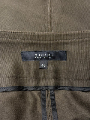2003 Gucci by Tom Ford cargo midi skirt