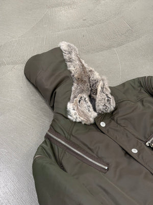 A/W2003 Dolce & Gabbana tornado multi zip nylon jacket