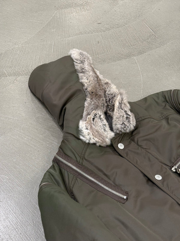 A/W2003 Dolce & Gabbana tornado multi zip nylon jacket