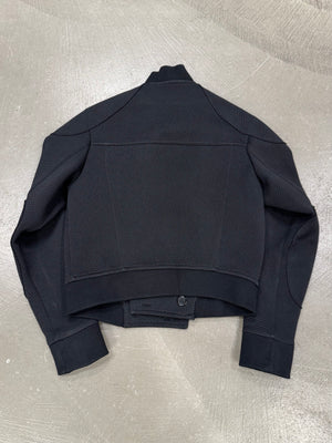 Louis Vuitton “uniforms” cropped black bomber jacket