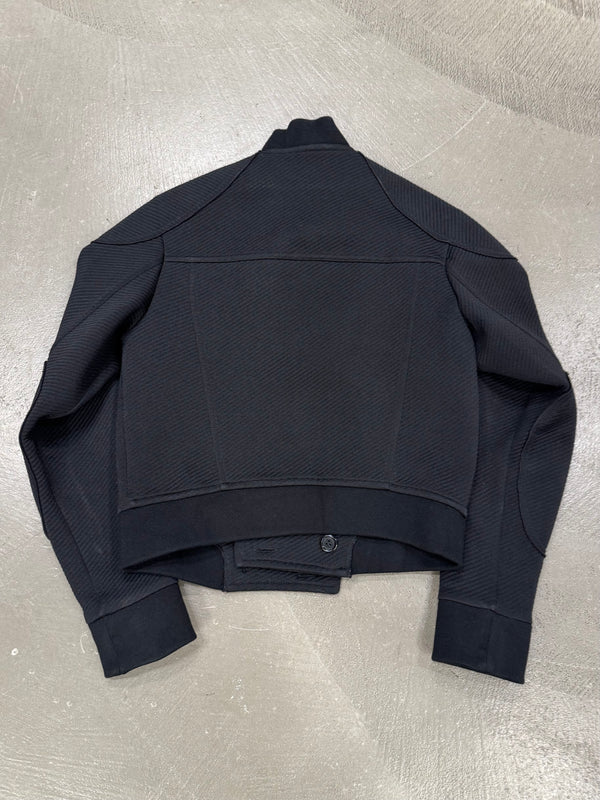 Louis Vuitton “uniforms” cropped black bomber jacket