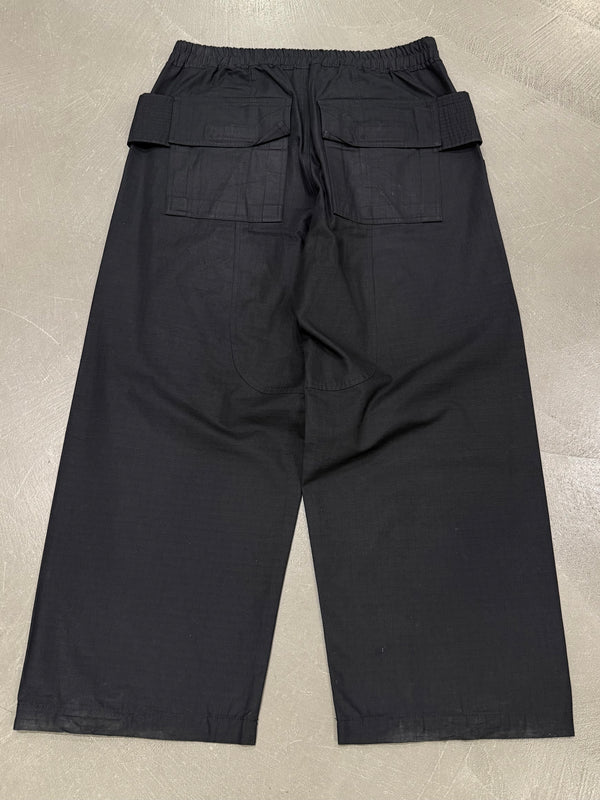 Rick Owens creatch wide cotton cargo pants