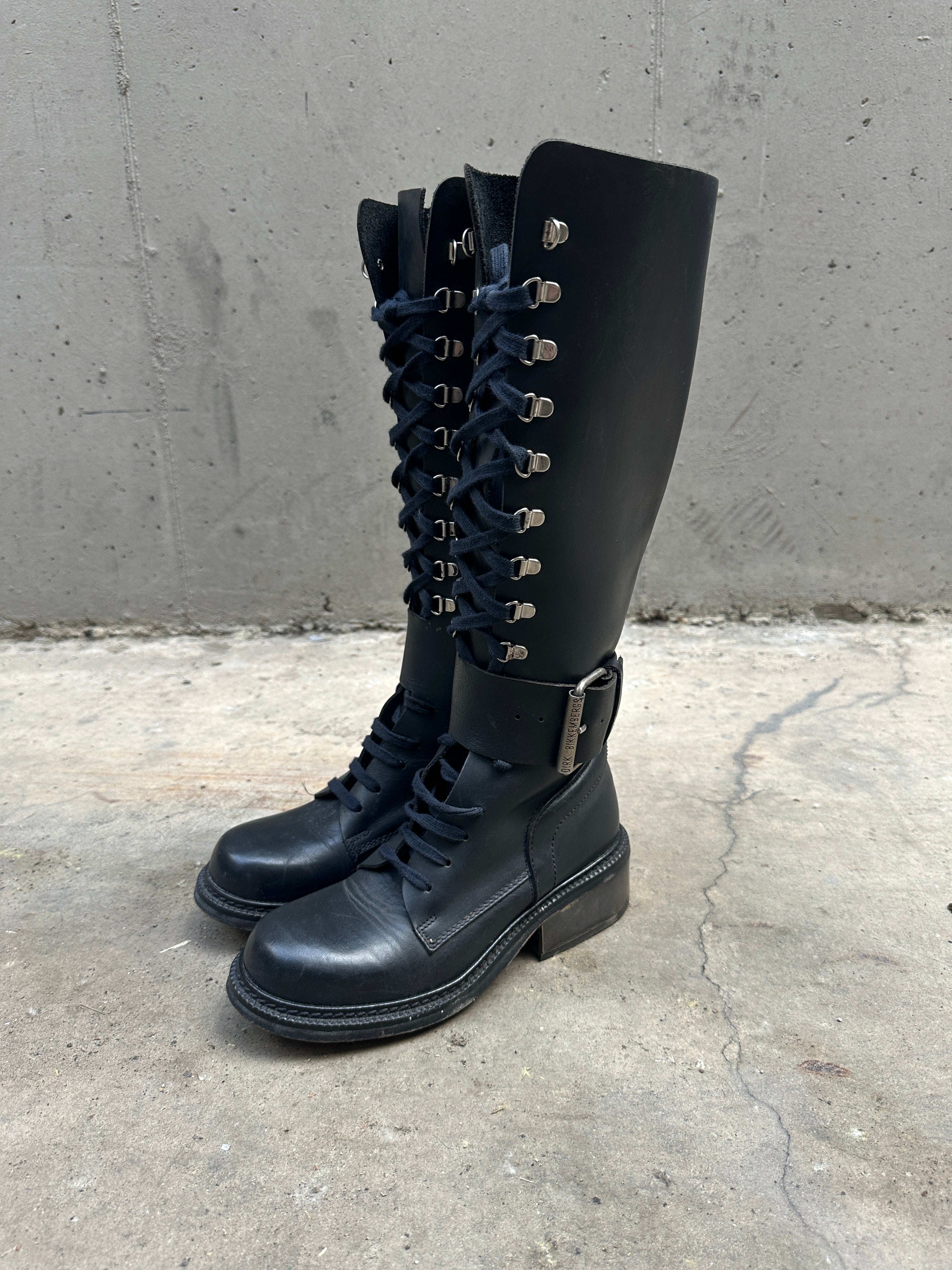 DIRK BIKKEMBERGS メタルヒールブーツ スチール ビッケンバーグ dirk bikkembergsダークビッケンバーグ メタルヒールブーツ - メルカリ