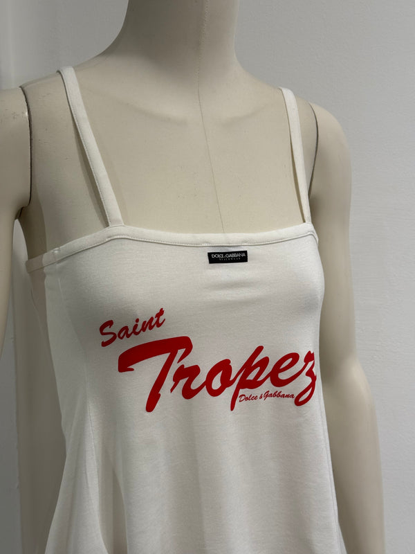 2000s Dolce & Gabbana Saint Tropez open-back top