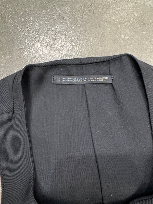 2000s Yohji Yamamoto wool black vest