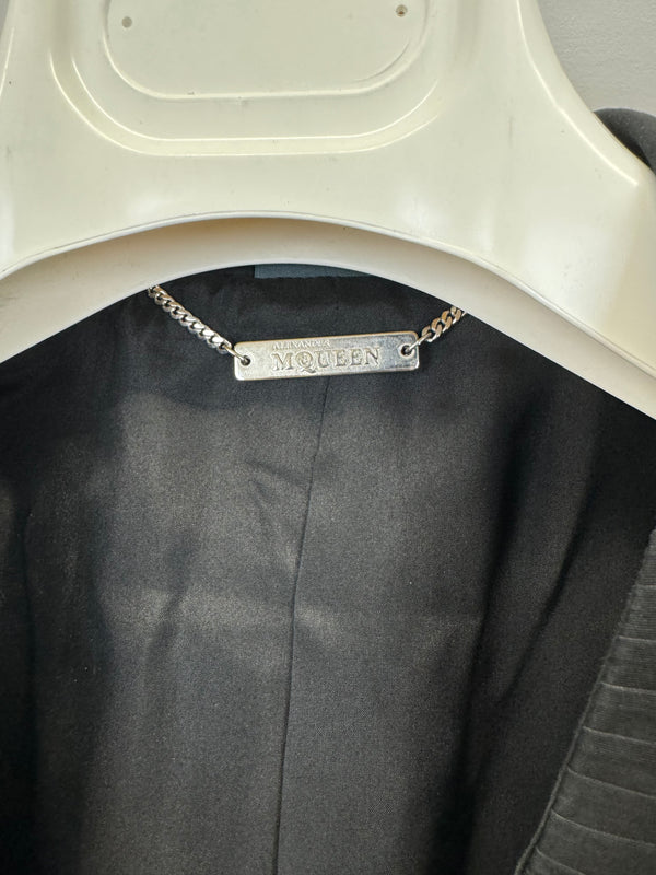 S/S 2007 Alexander McQueen evening jacket with pleated details