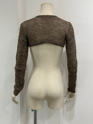 1999 Dolce & Gabbana runway cropped cardigan