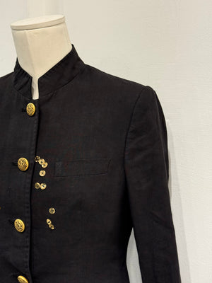 2000s Dolce & Gabbana military tailored jacket with pins