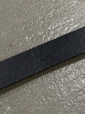 2000s Dior by Hedi Slimane studded leather belt