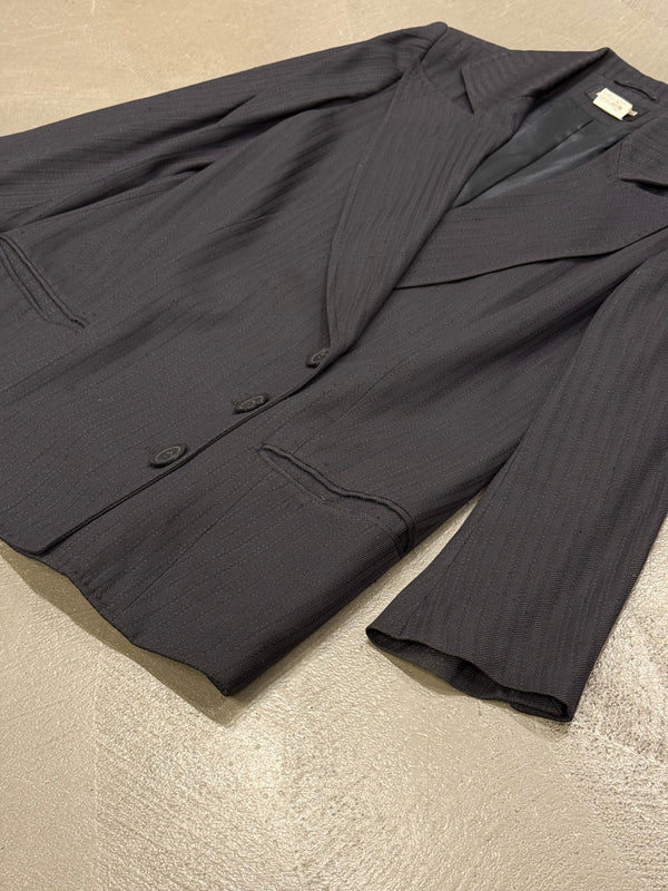 2000s Ann Demeulemeester pinstripe tailored blazer