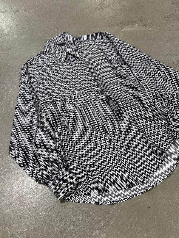 1990s Versace long sleeve silk shirt