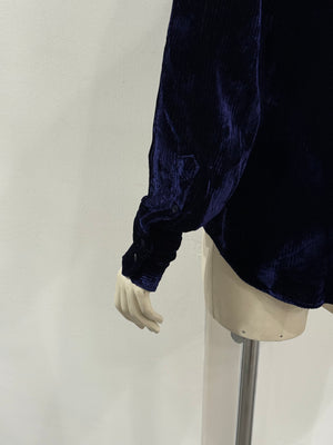 A/W1995 Gucci by Tom Ford velvet iridescent shirt